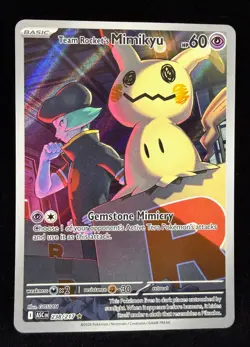 Team Rocket's Mimikyu 238/217 (Illustration Rare) Ascended Heroes NM Pokemon TCG - Image 1