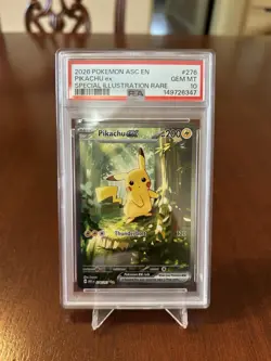 PSA 10 Pikachu ex 276/217 SIR Ascended Heroes Pokemon GEM MINT - Image 1