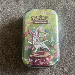 Pokemon TCG Prismatic Evolutions Sylveon Mini Tin New Sealed - Image 1
