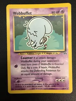 Pokemon TCG Wobbuffet Neo Discovery 35/75 Non Holo - Image 2