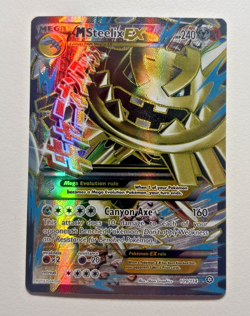 2016 Pokemon Mega M Steelix Full Art Ultra Rare EX 109/114 XY Steam Siege NM!! - Image 1