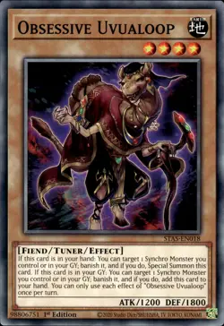 Obsessive Uvualoop - 1st Edition STAS-EN018 - NM - YuGiOh - Image 1