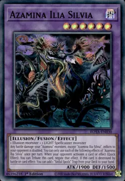 Azamina Ilia Silvia - Super Rare 1st Edition ROTA-EN030 - NM - YuGiOh - Image 1