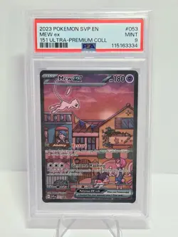 Pokemon - Mew EX - Scarlet & Violet Promo Cards Holo - PSA Graded 9 - Image 1