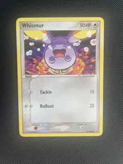 Whismur 73/106 Non Holo Common Pokemon Card 2005 Ex Emerald LP - Image 1