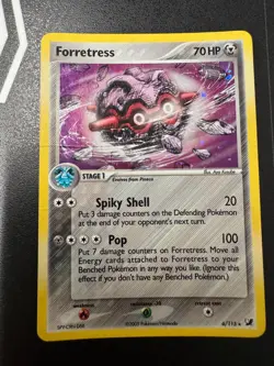 Pokemon Forretress 6/115 EX Unseen Forces Ultra Rare Holo Card - Image 1