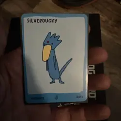 Dysfunctional Passholders Pokenots 151 Silverducky 0055 Golduck NM Pokemon Card - Image 1