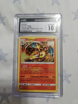 Pokemon TCG Charizard CGC 10 Team Up Costco 5 Pack Promo Card - Image 1
