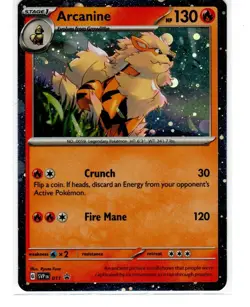 Pokemon Arcanine SVP011 SVP Black Star Promos Cosmos Holo Rare Promo Card 💎 - Image 1