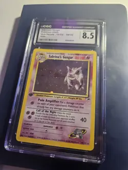 Sabrina's Gengar Gym Heroes 1st Edition 14/132 Holo Pokemon Card-CGC 8.5 - Image 3
