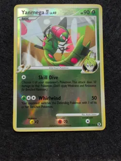 Yanmega 37/111 2009 Rising Rivals Pokemon Card Reverse Holo Rare - Image 1