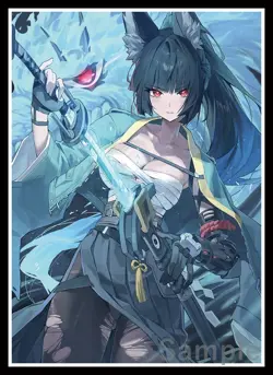 Zenless Zone Zero Hoshimi Miyabi doujin Card Sleeve Protector - Image 1