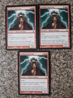 MTG -3 X Vulshok Sorcerer - Fifth Dawn - NM - Image 1