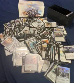 500 MTG Bulk lot BONUS Deck Box All White Cards With Some Foils Mixed Lot - Image 1