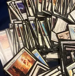 500 MTG Bulk lot BONUS Deck Box All White Cards With Some Foils Mixed Lot - Image 4