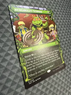 MTG Michelangelo’s Technique #0239 Showcase R Teenage Mutant Ninja Turtles (TMT) - Image 2