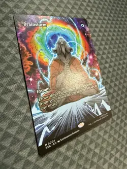 MTG Brainstorm #0004 Borderless Mythic TMNT Source Material (PZA) - Image 2