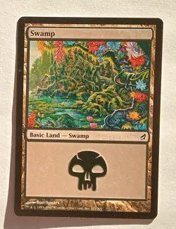 Magic MTG - Swamp #291 - Lorwyn Basic Land - LP - Image 1