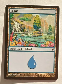 Magic MTG - Island #287 - Lorwyn Basic Land - LP - Image 1