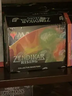 ZENDIKAR RISING Collector Boosters Box FACTORY SEALED mtg fetchlands mdfc’s - Image 1