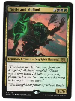 Yargle and Multani 256 R March of the Machine Near Mint MTG - Image 1