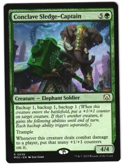 Conclave Sledge-Captain 36 R Commander: March of the Machine Near Mint MTG - Image 1