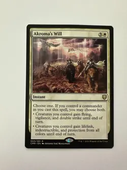 MTG Akroma's Will NM - Image 1