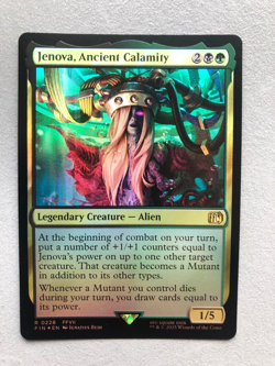 Mtg Carte Magic Final Fantasy FFVII Jenova Ancient Calamity FOIL NM - Image 1