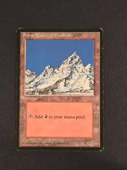 Ice Age Magic: The Gathering Snow-Covered Mountain - Image 1