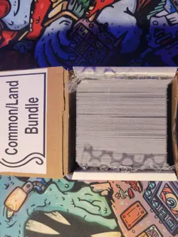 MTG Edge Of Eternities Commons and Lands Bundle. 100 Lands 150 Commons. - Image 1