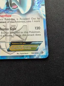 Mint Pokemon Lugia EX Holo Card 102/113 Legendary Treasures - Image 5