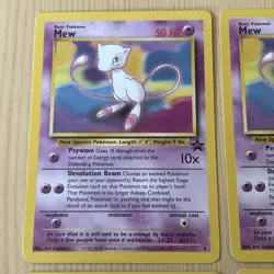 Original Pokemon Cards Mew 8 Black Star Promo x4 WOTC 1999/2000 TCG - Image 2