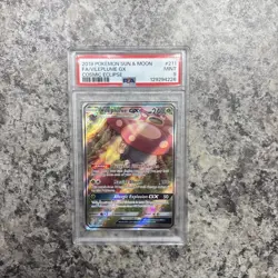 PSA 9 MINT Vileplume GX Full Art S&M Cosmic Eclipse 211/236 Pokemon Card TCG - Image 1