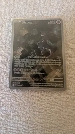 Mewtwo 052 Sv: Scarlet & Violet Promo Cards Holo "Batman Mewtwo" Mint Condition - Image 3