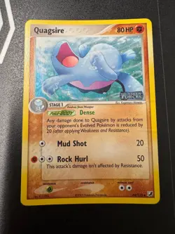 Pokemon Quagsire EX Unseen Forces Reverse Stamped Ultra Rare Holo Card - Image 1