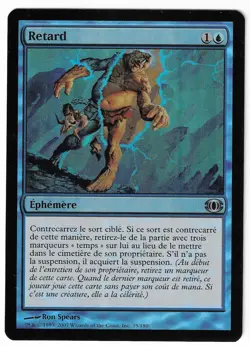 ►Magic-Style◄ MTG - Retard / Delay - FRENCH Future Sight FOIL - EX/EX- - Image 1