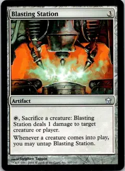 MTG Magic The Gathering Blasting Station Fifth Dawn Played See Scan H - Image 1