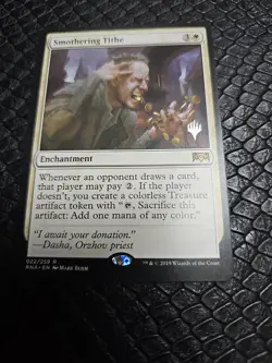 MTG Smothering Tithe *PROMO* 022 - Throne of Eldraine #22 NM - Image 1