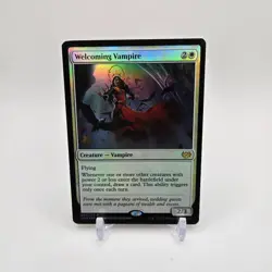 Welcoming Vampire Innistrad: Crimson Vow Rare Foil NM MTG #46/277 - Image 1