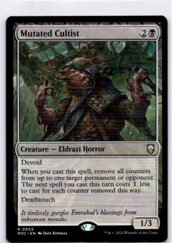Mutated Cultist Commander: Modern Horizons 3 Regular - Image 1