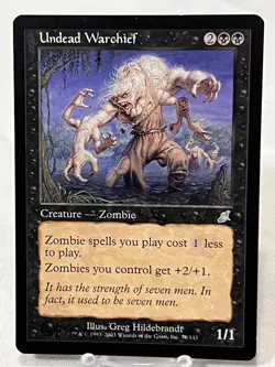 Undead Warchief - Scourge Regular ~LP~ Magic The Gathering MTG - Image 1