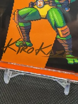 MTG TMNT ART SERIES MICHELANGELO THE HEART GOLD SIG/STAMP KIRO KAZE - Image 2