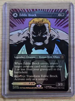 Eddie Brock (0233) (Borderless) Marvel's Spider-Man Foil - Image 1