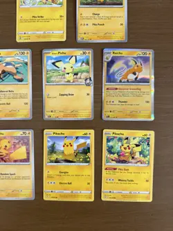 Pikachu Raichu Pichu 11 Pokemon Cards Mint Tcg - Image 2