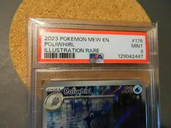 Poliwhirl IR #176/165 Pokemon MEW EN 2023 PSA 9 Mint - Image 3