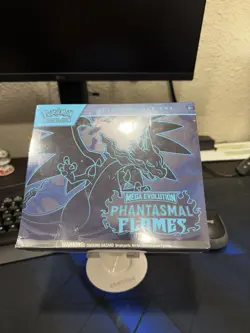 Pokemon TCG Mega Evolution Phantasmal Flames Elite Trainer Box Charizard - Image 1
