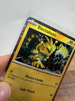 HD HOLO Electabuzz 125/165 Cosmos Holo Rare Promo 151 Pokemon - Image 3
