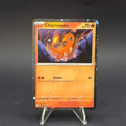**REAL HD HOLO** Charmander SVPen 047 - Pokemon 151 Black Star Promo - Image 1