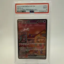 2023 POKEMON SVP EN MEW ex 151 ULTRA-PREMIUM COLLECTION #053 MINT PSA 9 🔥 - Image 1