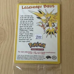 Pokemon - 2000 Movie Promo - x3 Legendary Birds Full Set Promos WOTC - Sealed NM - Image 5
